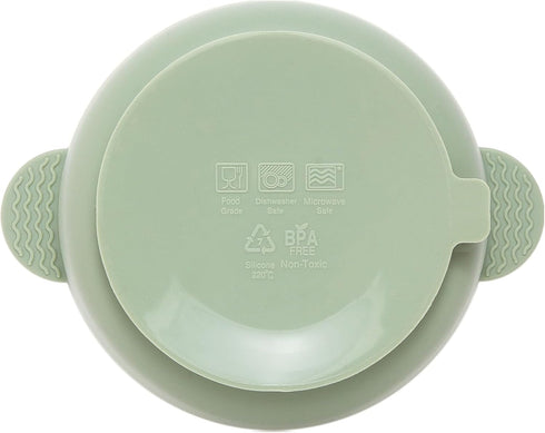 Baby Bowls with Suction - 3 Pack Soft Silicone Food Bowl for Babies, Kids, Toddlers, BPA Free, Microwave & Dishwasher