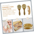 Set VICASKY Wooden Care Brush and Multi-use Woolen Comb for Newborns and Toddlers Gentle Scalp Massager for Healthy