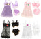 BARWA Doll Pajamas Sleep Suit Sleepwear Clothes Compatible for 11.5 Inch Girl