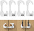 HoneSecur 4 Pack U-Shaped Cabinet Locks with Combination Baby Proofing Cabinet Lock Child