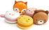 5 24M+ Tender Leaf Toys - Animal Macarons - Wooden Animal Themed Macarons for Tea Party, Small Toys for Goodie Bags