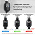 Javjicy Shower Thermometer,Water-Powered Shower Head LED Temperature Display,Smart Instant Read Digital Bath
