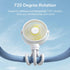 JISULIFE Stroller Fan, 4000mAh Battery Operated with 4 Speeds, Rechargeable 720° Rotatable Fan for Baby
