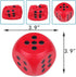 Anboor Kawaii Soft Slow Rising Scented Squishies Dice, 3.9" Stress Relief Kids Toys Collection Decorative Props