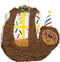 Unique Sloth-Shaped Drum Piñata - 1 Pc, Colorful Design, Perfect for Kids Birthdays & Celebrations