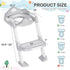 BRINJOY Potty Training Seat with Step Stool Ladder, Potty Toilet Toddler Seat w/Potty Training Chart & Cushion Handle