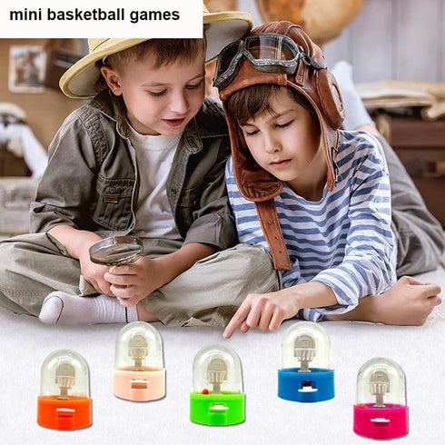 24 Pack Mini Finger Basketball Shooting Game - Handheld Desktop Toys for Birthday Party Decorations