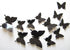 12Pcs 3D Butterfly Removable Wall Decals, DIY Home Decorations, Art Decor Stickers for Kids Bedroom, Black
