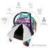 Hcpwzrf Decorative Mosaic Purple and Teal Baby Car Seat Cover & Nursing Cover - Breathable Stretch Multi-Use Cover