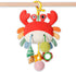 Vamotto Crab Car Seat & Stroller Toy for Babies 0-12 Months, Sensory Hanging