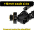 RampCrab Hex Wheel Hubs Extension Kit +5mm for SCX24 AX24, Brass Extended Hex Hub Wheel Spacers for RC Crawler Car