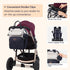 Backpack, Pack BabbleRoo Diaper Bag Multifunction Large Bags with Changing Pad & Stroller Straps Pacifier Case, Unisex