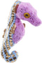 Wild Republic Foilkins Junior, Purple Seahorse Stuffed Animal, 6 inches, Gift for Kids, Plush Toy