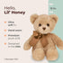 12" Bearington Lil' Honey Teddy Bear Stuffed Animal - Brown Plush Bear Toy with Soft Fur and Classic Design - Washable