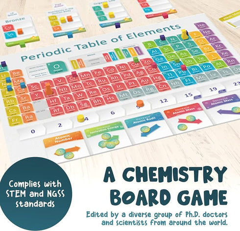 Periodic: A Game of the Elements - Strategy Board Game About Atoms, Elements & Compounds