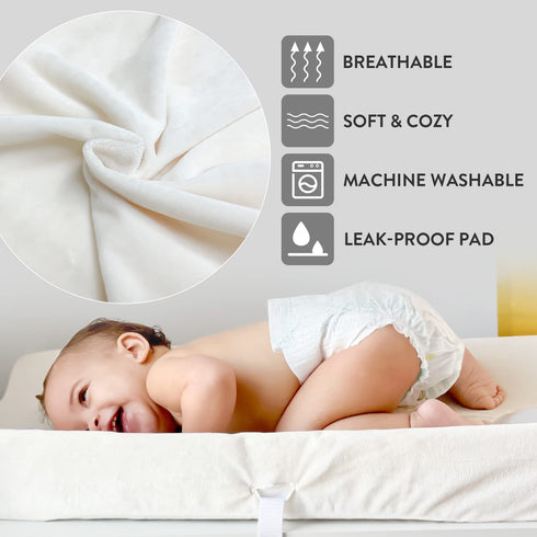 IllumiPAD Changing Pad Conversion Kit in Cream - Upgrade Your Nursery