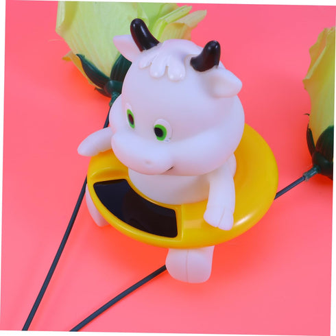 ibasenice Floating Bath Thermometer Cartoon Animal Tub for Safe Water Temperature Monitoring and Bathtub Calf Shape Fun