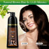 Instant Black Hair Dye Shampoo for Gray Hair Coverage | Hair Color Shampoo for Men/Women | 3 in 1-100% Grey Cover,