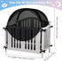 Crib Tent Safety Crib Net to Keep Baby in, Black Pop up Cribs Cover to Keep Baby from Climbing Out, Breathable Mesh