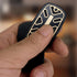 DFS-47 DjuiinoStar Silent Fidget Slider (Carbon Fiber + Glass Fiber), CNC Machined Free-Floating Push Slider, Addictive