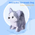 WorWoder Plush Husky Dog Toy, Electronic Interactive Puppy - Walking, Barking, Tail Wagging Companion Animal for Kids