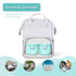Termichy Baby Formula Dispenser, Portable Milk Powder Dispenser Container with Carry Handle and Scoop for Travel,