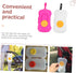 HAKIDZEL 2-Pack Portable Wipe Dispenser Silicone Button Travel Wipe Holder Refillable Outdoor Tissue Box Waterproof