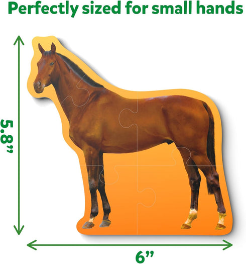 Skillmatics Step by Step Puzzle - 40 Piece Farm Animal Jigsaw, Educational Montessori Toy for Kids Ages 3-5+