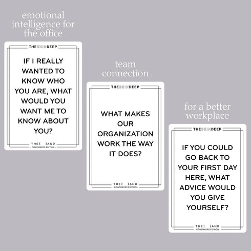 199 Teammates {THE AND} Coworkers Edition - Icebreaker Conversation Cards for Workplace - Team Building Game for Work