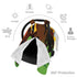 Zhbvncp Horse Racing Cartoons Baby Car Seat Cover & Breastfeeding Nursing Cover - Breathable Stretch Fabric Multi-Use