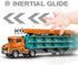 Hot Carrier Transport Truck Toys - 7-in-1 Big Storage Truck with Dual-Racing Track, 6 Die-Cast Cars, Gift for Kids