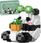 Mini Building Blocks Animal Sets, Cute Bamboo Panda Micro Building Toys for Adults, 348 PCS Party Favor for Boys Girls