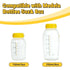 MaiTianna 4PCS 5oz 8oz,Bottle Replacement Collar Rings for Medela Bottles & Caps Compatible with Plastic & Glass