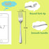 LIANYU 12-Piece Toddler Forks, Kids Silverware Forks for 2-10 Year Old, Children Cutlery Flatware Set, Kids Utensils Forks Set for Home Preschools, Dishwasher Safe by LIANYU