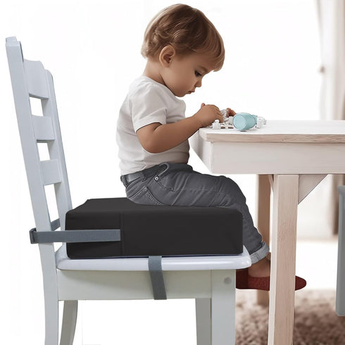 Eiury Toddler Booster Seat Dining Table Kitchen Chair, Waterproof Anti-Scratch PU Cushion,