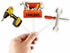 The DaPai 24 Pack Toolbox Hammer Tools Themed Cupcake Toppers Cake Decorations Handyman Plier Screwdriver Drill Wrench