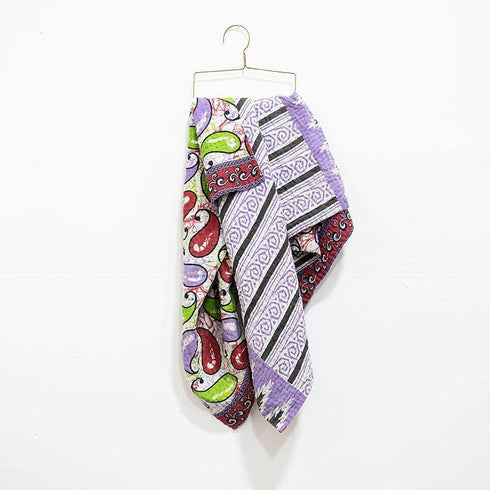 Kantha Baby Blanket, Multi Color, Baby Size 50X60 (127X152 CM), RCKQB0103