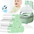 100 Pack Potty Chair Liners with Drawstring, Disposable Cleaning Bags for Kids, Toddler, Adults, and Pets (44 x 24 cm)