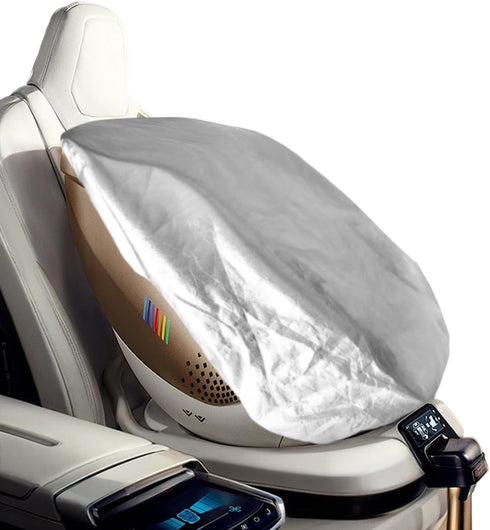 DUSCOKE Baby Car Seat Sun Shade Cover, Reflective Infant Car Seat Heat Protector