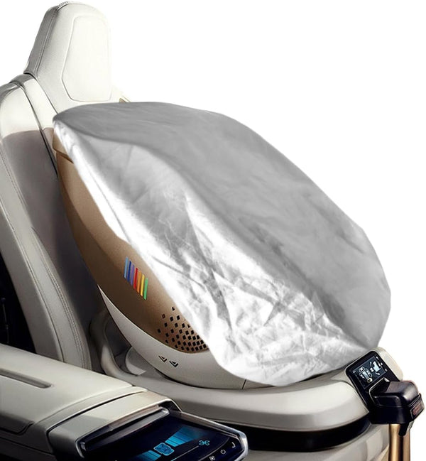 DUSCOKE Baby Car Seat Sun Shade Cover, Reflective Infant Car Seat Heat Protector