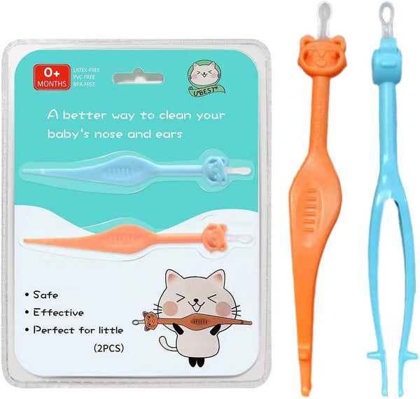 Two Pack 3 in 1 Baby Nose and Ear Gadget, Safe Baby