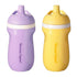 Tommee Tippee Insulated 9oz Sporty Spout Toddler Water Bottle, No Spill, Sippy