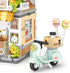 Set 8+,1077pcs MindBox City Cafe Building Blocks Toys, Openable Coffee Shop Building for Boys Girls Age Mini Bricks