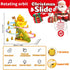 RCOOS Set Duck Climbing Toy Electric Light Slide Climbing Toys for Automatic Stairs,Playful Santa Race Game Christmas