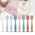 COYENRAT Portable Baby Diaper Cream Applicator Tool Soft Silicone Spatula with Convenient Suction Base for Infant Butt