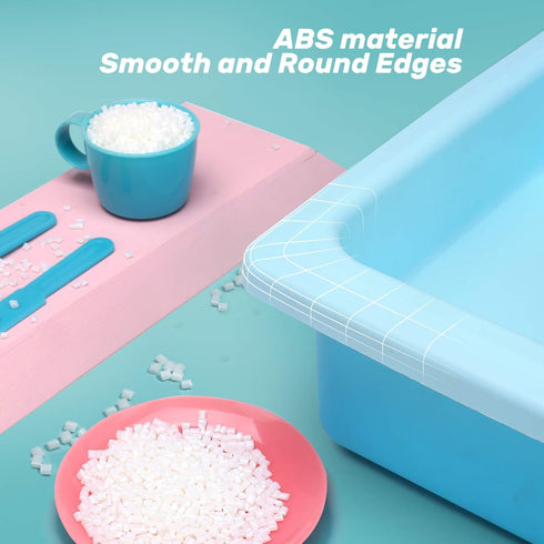 CUTE STONE Color Changing Kitchen Sink Toys, Electric Dishwasher Playing Toy with Running Water, Upgraded Faucet System
