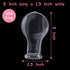 Pack 6 Pack 6 Adult Sized Pacifier Nipples: Replacement Silicone Big Teat - Value with Case Large Size