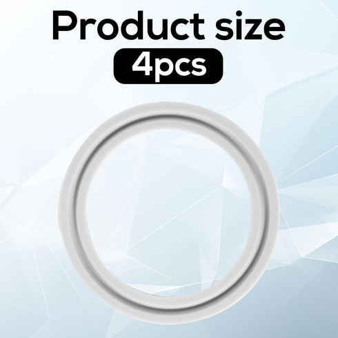 BOXOB 4pcs Seal Rings for BOLOLO Portable Bottle Warmer, Premium Silicone Lid Ring BPA Free Replacement Parts