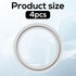 BOXOB 4pcs Seal Rings for BOLOLO Portable Bottle Warmer, Premium Silicone Lid Ring BPA Free Replacement Parts