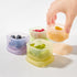 4pk 2 oz 60 ml) Olababy Clear Sense Silicone Storage Containers for Baby Food, Snacks, Formula, Puree, Sauce & More |